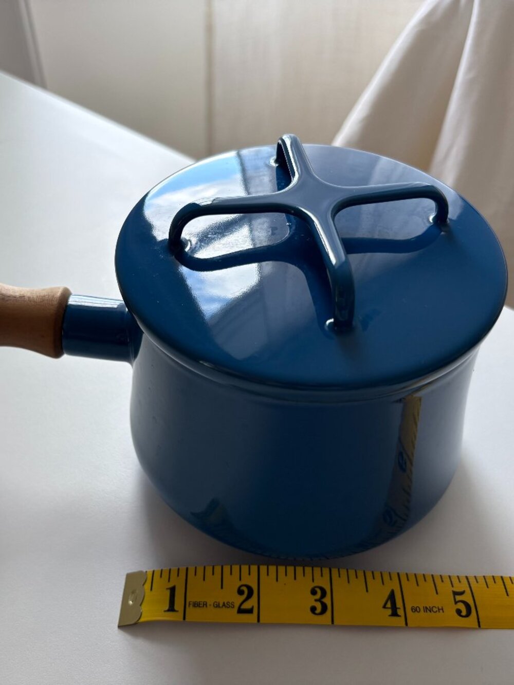 Dansk Blue Kobenstyle small Enamel Saucepan